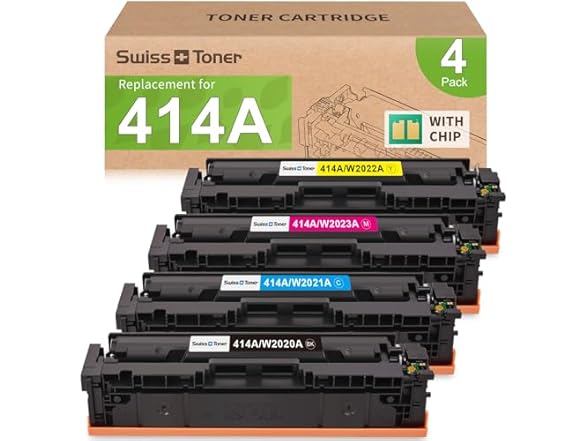 414A Toner Cartridges 4 Pack