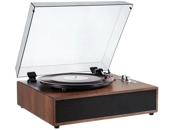 Vinyl Record Player, 3-Speed, Belt Driven