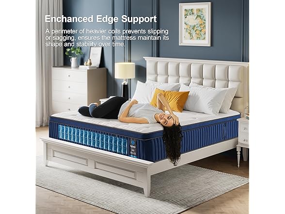 Suiforlun Queen 14" Gel Memory Foam Mattress