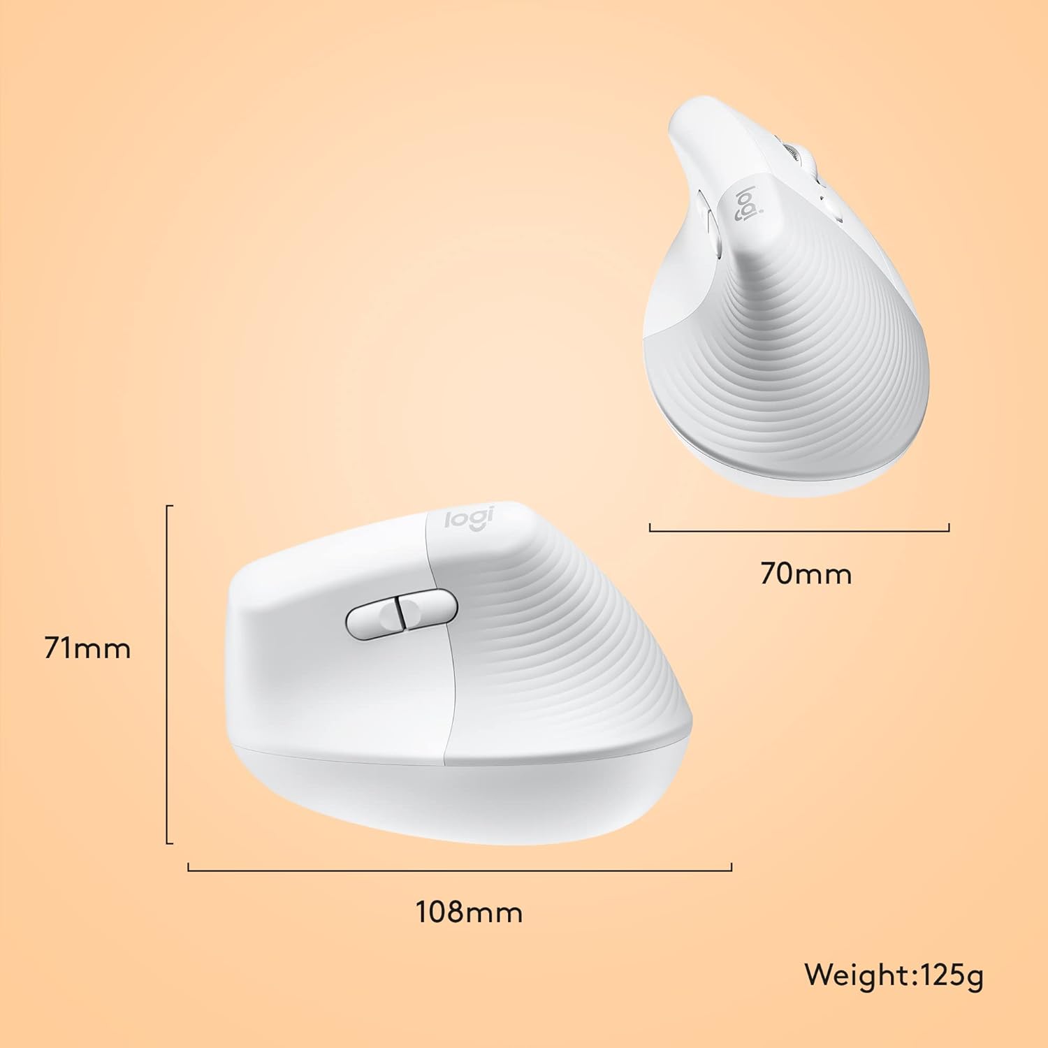 Logitech Lift for Mac Wireless Vertical Mouse - Gallery 15