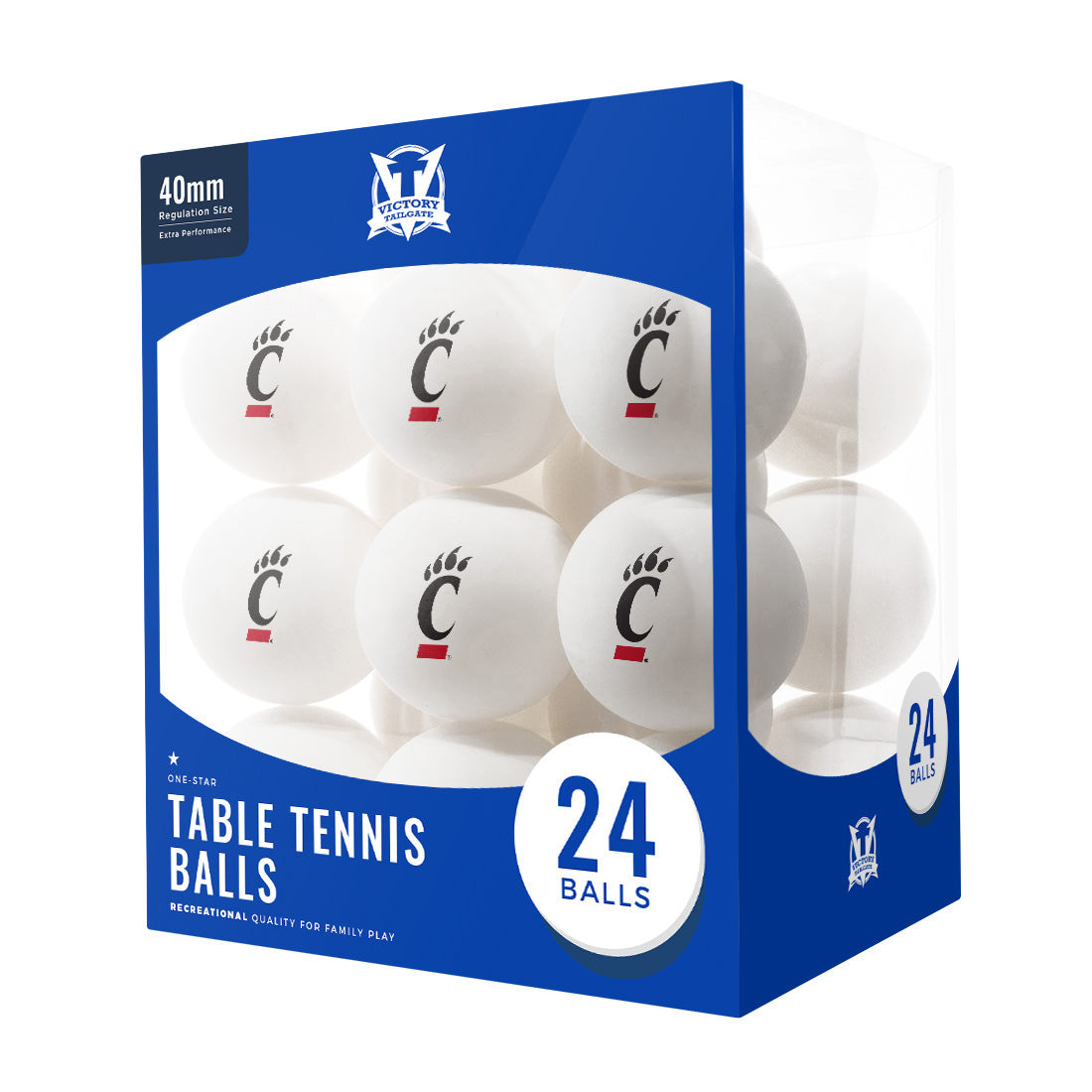College Team Ping Pong Balls 24-Pack - Gallery 38