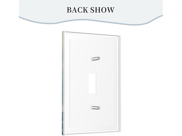 Light Switch Cover Whale Sea 1Gang