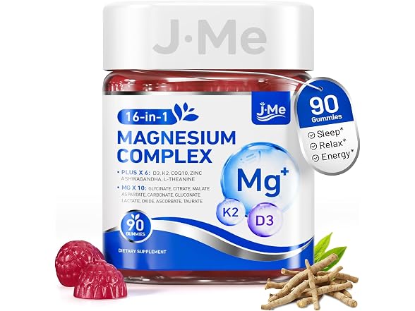 JME 16-in-1 Magnesium Gummies, 90 Count