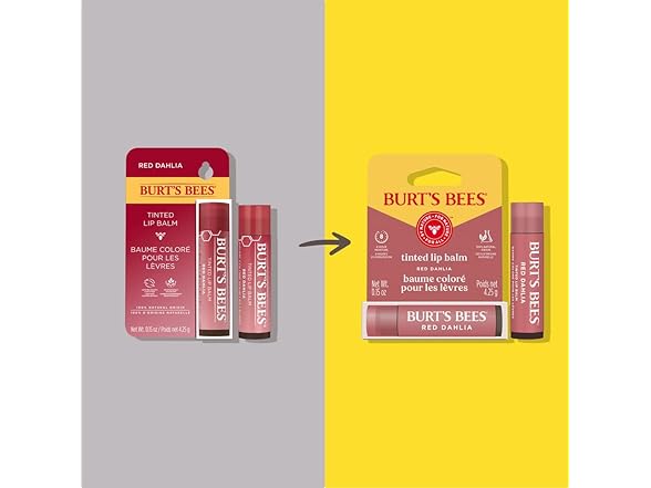 Burt's Bees Tinted Lip Balm Red Dahlia