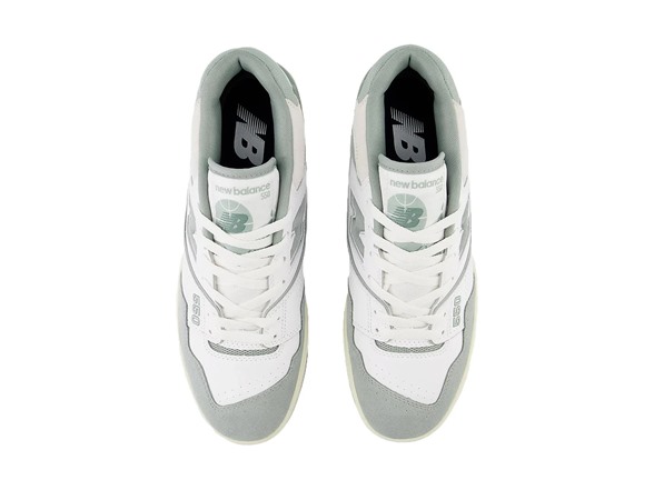 New Balance Men's 550 Shoes White/Grey