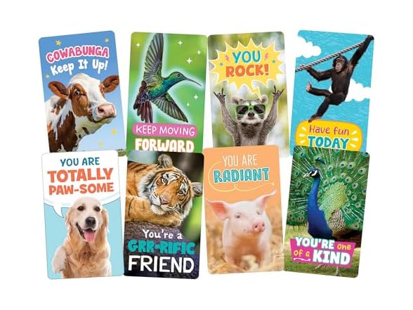 Teacher Created Resources Go Wild Animals Encouragement Cards