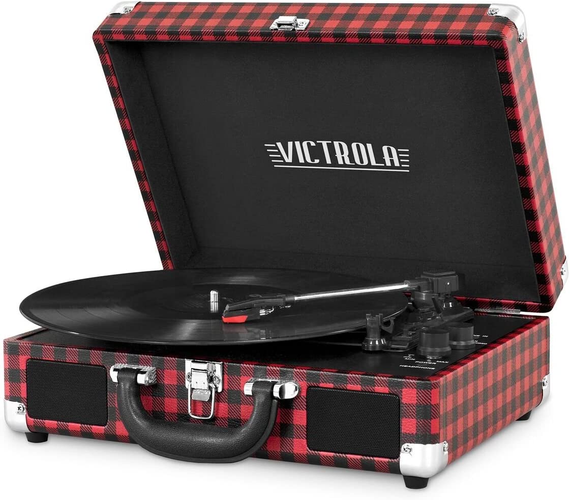(NEW) Victrola 3-Speed Bluetooth Suitcase Record Player - Gallery 18
