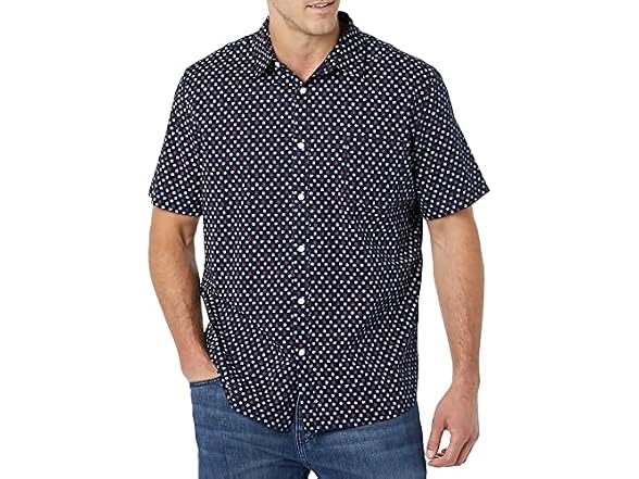 Amazon Essentials Men Short-sleeve Stretch Shirt