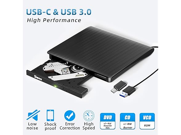 External DVD +/-RW Burner Player