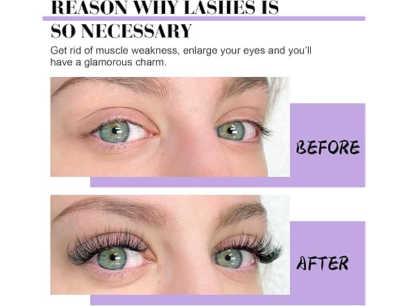 B&Qaugen Lash Clusters Kit, 280 Pieces