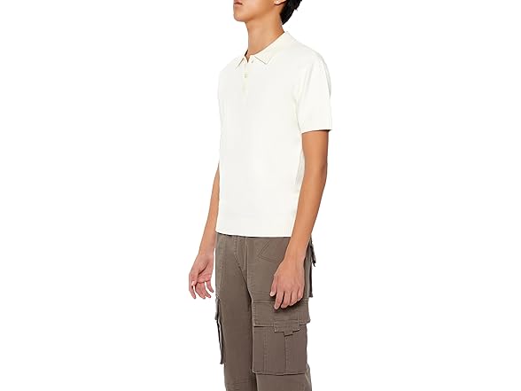 Forever 21 Men (S) Sweater-knit Polo Shirt
