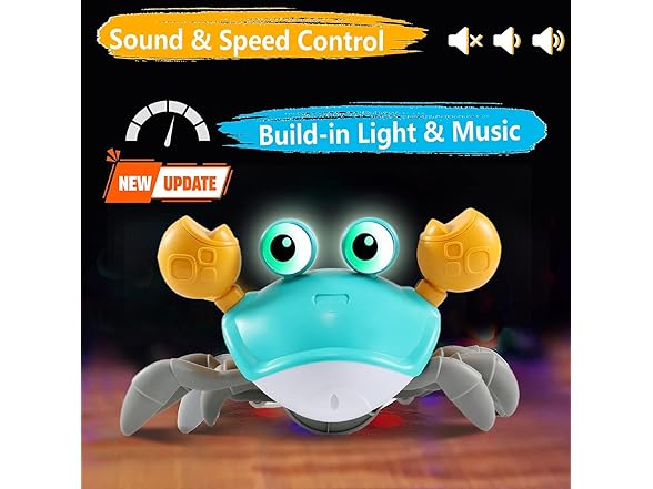 control future Crawling Crab Baby Toy