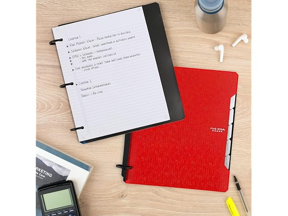 Five Star Flex Refillable Notebook + Study App