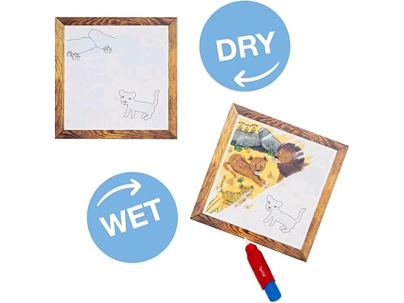 Tiger Tribe Reusable Magic Water Painting Cards
