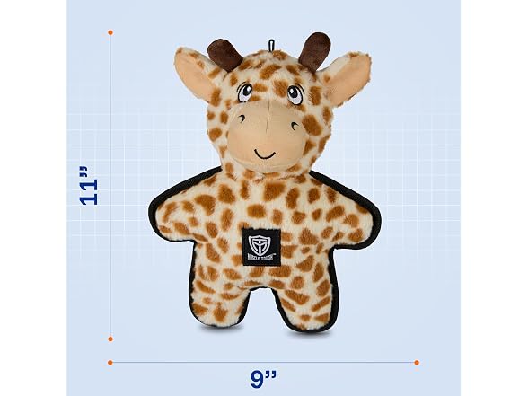 American Kennel Club Plush Dog Toy with Squeaker, Giraffe