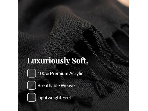 CTM Women (OS) Classic Pashmina Style Shawl Wraps