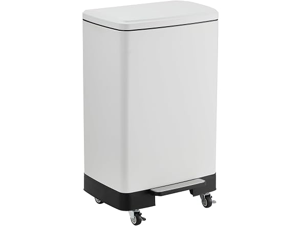 OUTLANE Large 60L Stainless Steel Kitchen Trash Can 