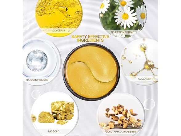 24k Gold Under Eye Patches