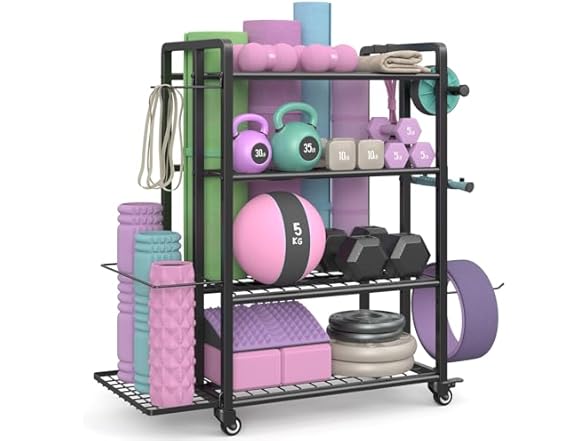 4-Tier Weight Rack - 400lb Capacity