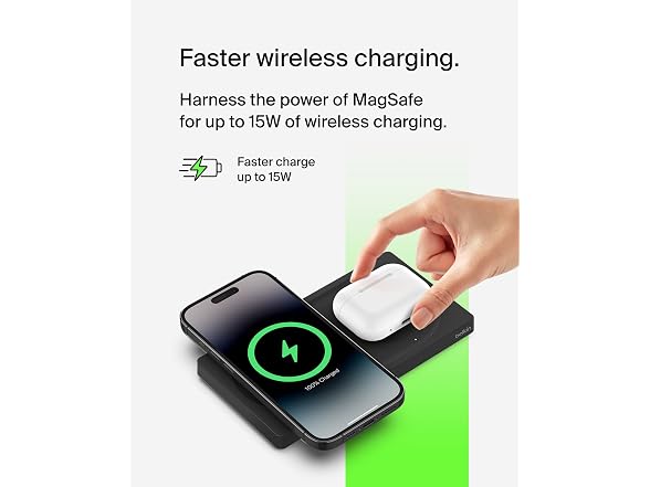 Belkin MagSafe 15W 2-in-1 Wireless Charger
