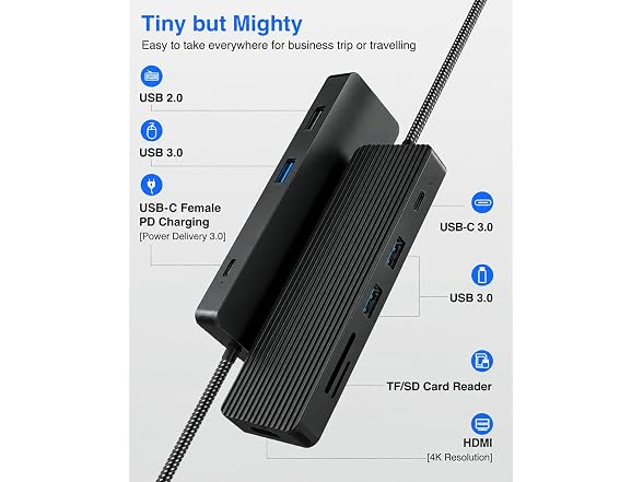 Generic 9-in-1 USB C Docking Station