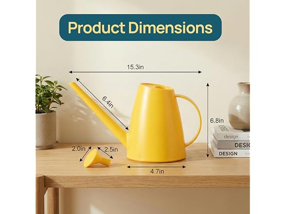 Gardenised 1.8 Liter Plastic Watering Can