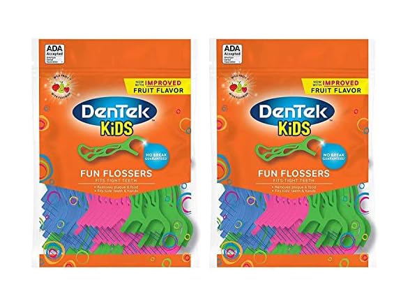 DenTek Kids Flossers 75ct 2pk