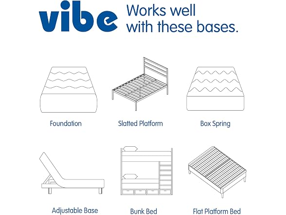 Vibe Quilted Hybrid 12" Cal King Mattress
