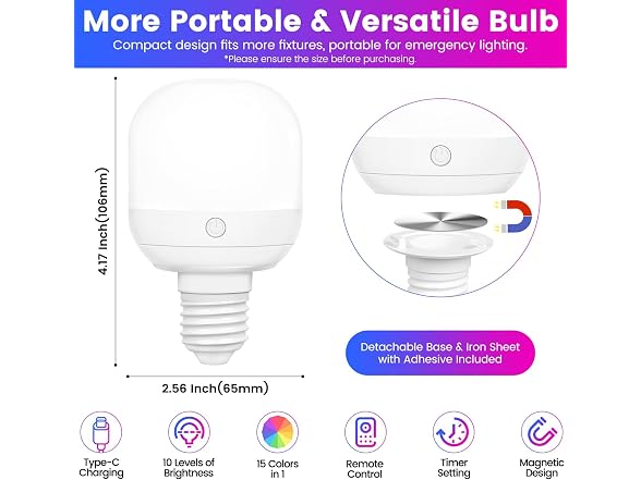 Yochoice B0FVMBBQ3W 4-Pack Light Bulbs