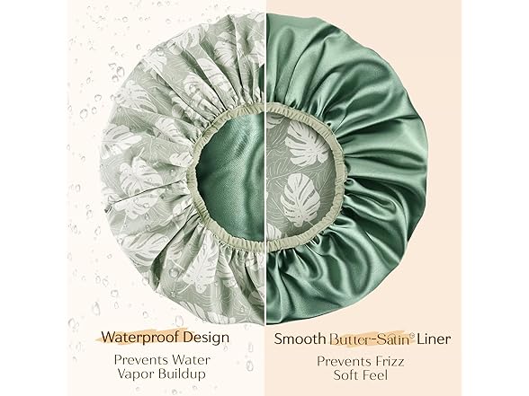 Yanibest Shower Cap for Women