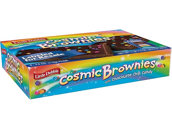 6CT Little Debbie Cosmic Brownie Single-Serve Caddie