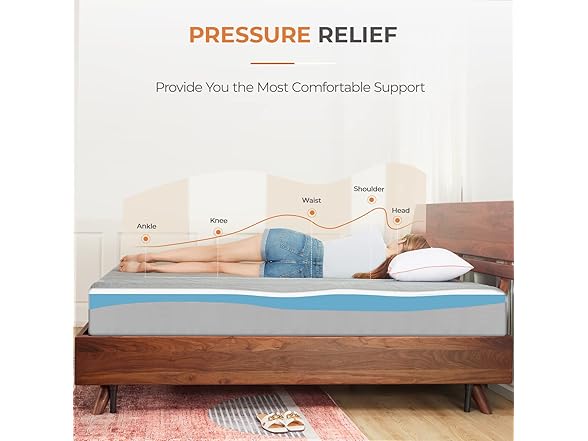 Sweetnight Memory Foam Mattress, 12" Queen