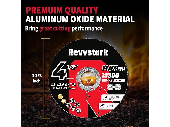 Revvstark 110 Pack Cut Off Wheels