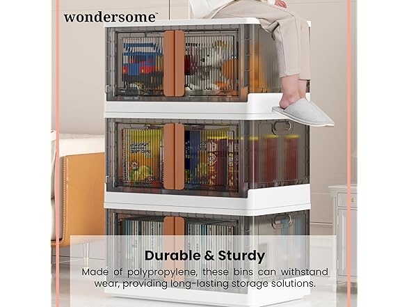 Wondersome 3-pack, 19G Collapsible Storage Bin