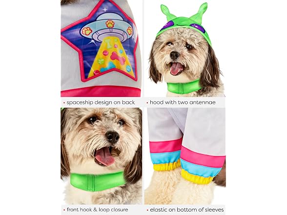 Rubies Alien Pet Costume for Dogs or Cats, XL