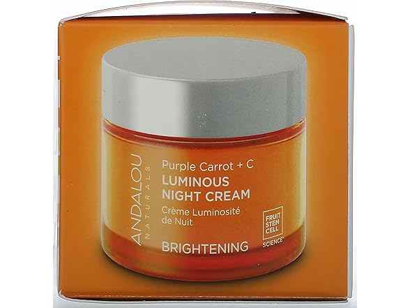 Andalou Naturals Night Crm Prpl Carrot