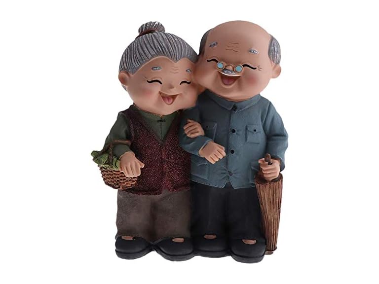 Taotenish Elderly Couple Figurines Weddi
