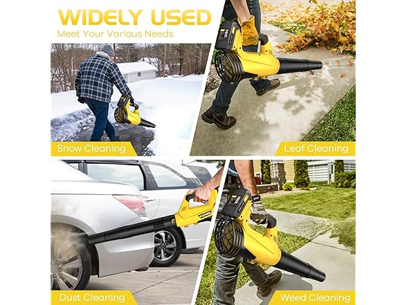 WOLFMEN Cordless Leaf Blower