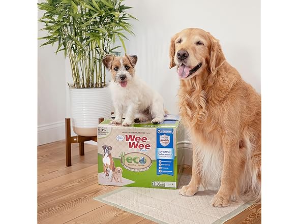Four Paws Wee-Wee Superior Performance Bamboo Pee Pads