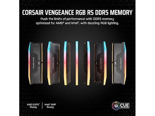 CORSAIR Vengeance RGB RS DDR5 RAM 32GB