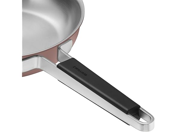 ZWILLING Pure 9.5-inch Stainless Steel Fry Pan, Rose