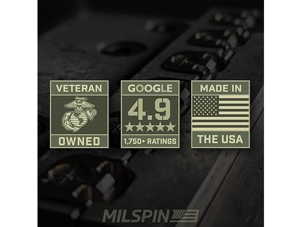 Milspin Glock Back Plate, CNC Milled
