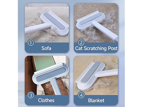 Pet Hair Removal Tool,3-in-1 Reusable