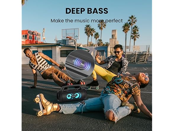 Raymate Bluetooth Speakers, Portable Wireless Speaker with 1 (Open Box)