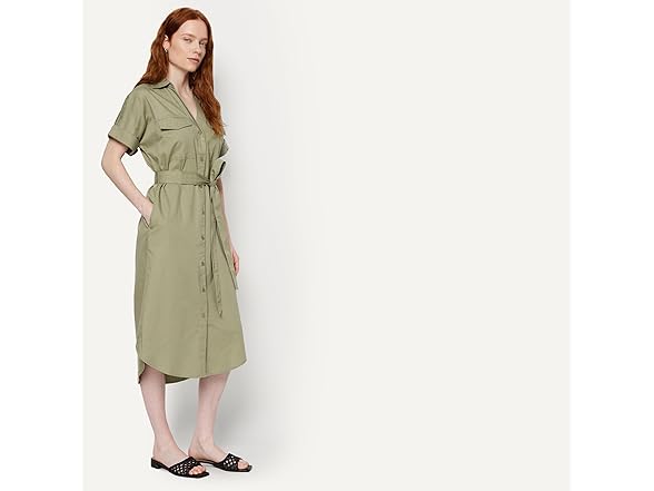 Amazon Essentials Women's Button-Down Dress w/ Belt