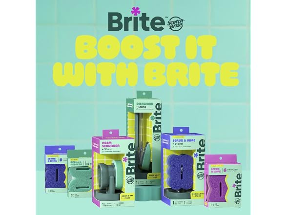 Brite Scotch Brite Fillable Dishwand