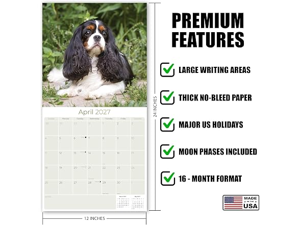 Cavalier Calendar 2026 2027, 16-Month Cavalie