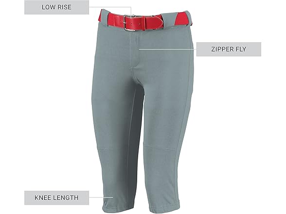 Russell Gray Low Rise Softball Pant (XS)
