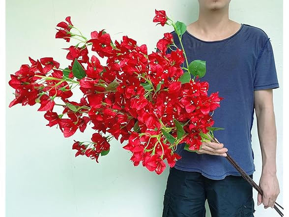 Decolival Artificial Silk Bougainvillea