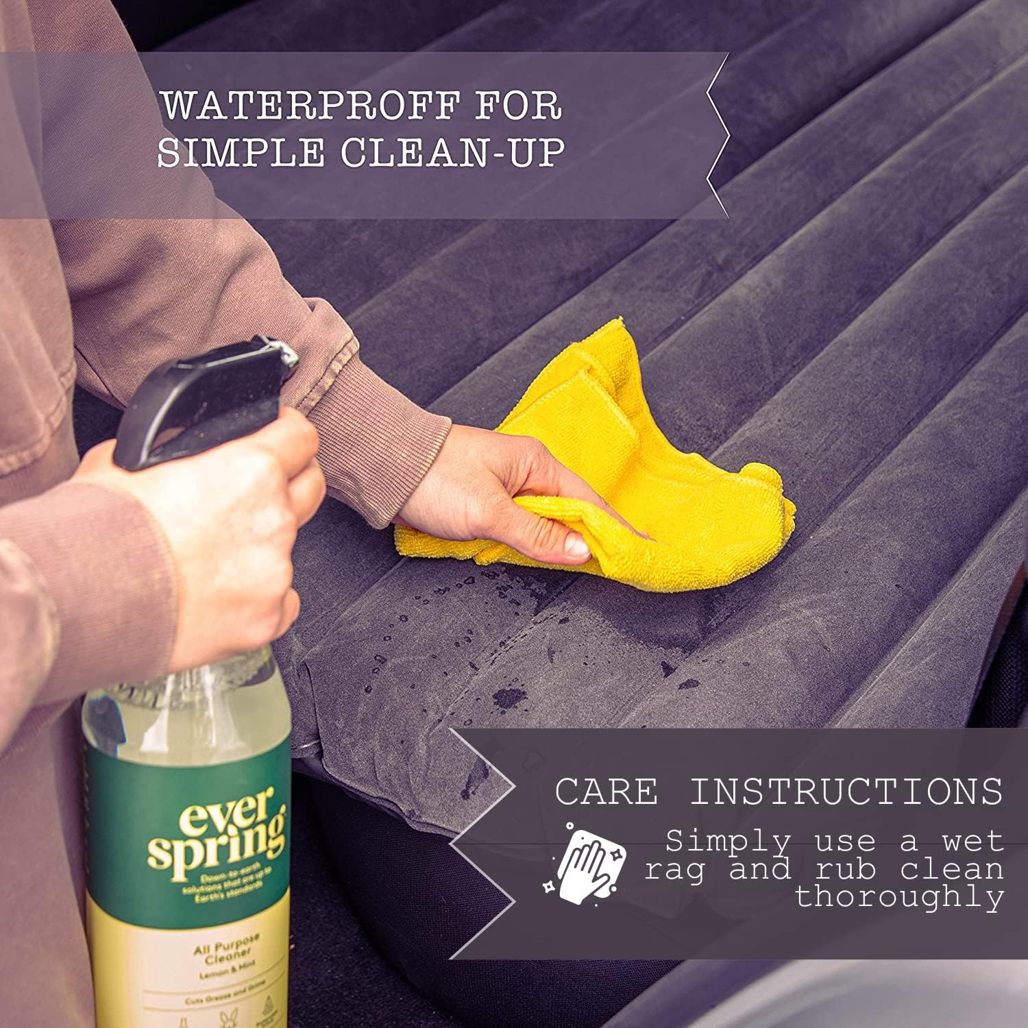 Zone Tech Car Travel Air Mattress Back Seat- Kit - Gallery 12